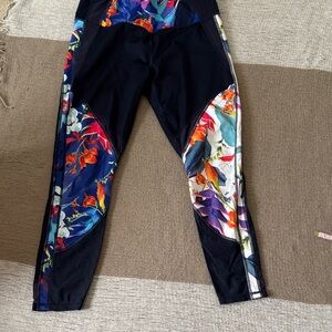 Athleta Floral Leggings